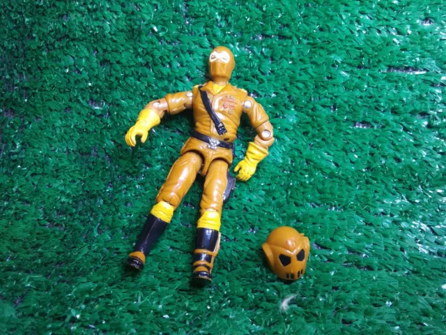 Vintage GI Joe WORMS Cobra Maggot Driver 1987 with Helmet Near Complete