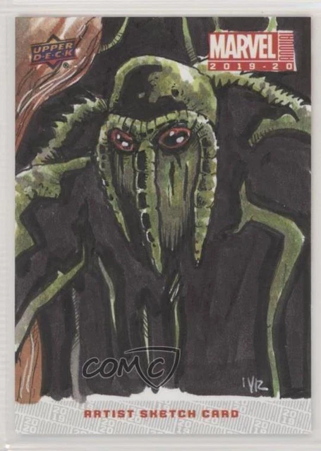 2019-20 Upper Deck Marvel Annual Sketch Cards 1/1 Ian Yoshio Roberts Auto p1l