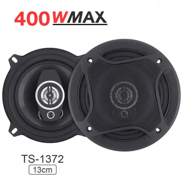 Coppia Casse Auto 400 Watt Altoparlanti 13 Cm 2 Vie Speaker Auto Tweeter Woofer