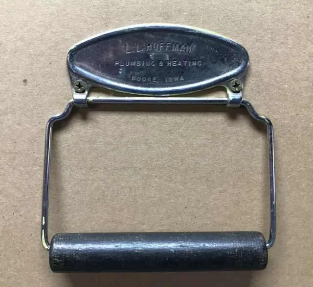 Antique Chrome Brass Toilet Paper Holder Vintage Plumbing & Heating Old 928-22B