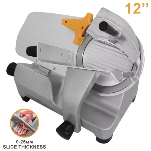 Electric Meat Slicer Machine Food Deli Cheese Cutter Commercial Stainless Steel