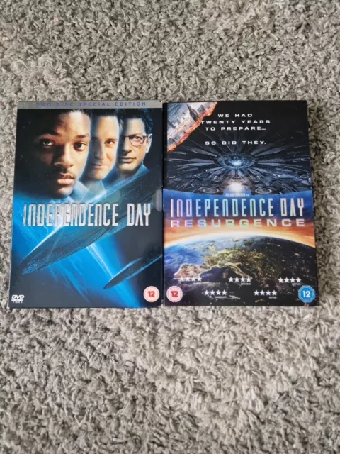Independence Day 1+2 Film Collection DVD Will Smith, liam hemsworth