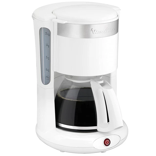 Moulinex fg264100 Principio plus Kaffeemaschine weiß/Edelstahl 25,6 x 22,20 x 34