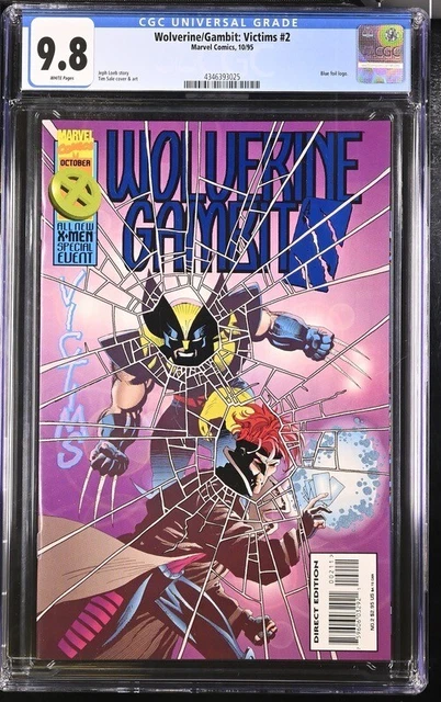 Wolverine / Gambit: Victims #2 - CGC 9.8 - Key Issue 1995 Marvel Comics