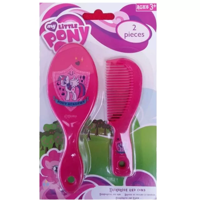 My Little Pony BRUSH & COMB SET Kids Birthday Christmas Gift Stocking Filler Toy