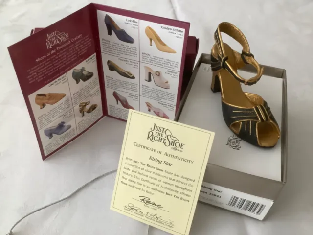 Just The Right Shoe ‘Rising Star’ signed by Raine COA No. 25043 in original box