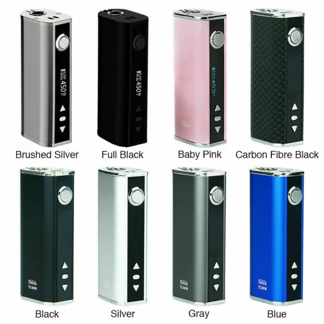 Eleaf iStick 40W TC MOD 2600mAh battery -Vaporize E-cig - ALL NEW 2020 COLOURS