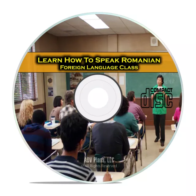 Learn How To Speak Romanian, Fluent Foreign Language Training Class, CD G89