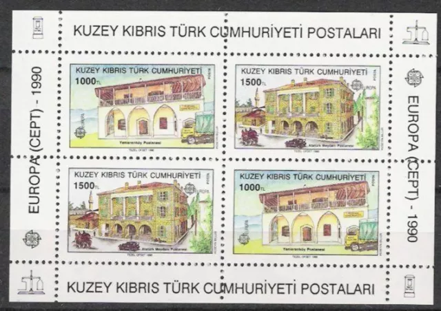 Türkisch Zypern Block Nr.8 ** Europa Cept 1990, postfrisch