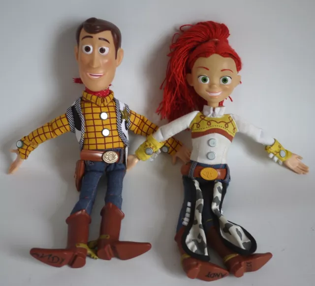Toy Story Talking Woody & Jessie Pull String Disney Pixar Thinkaway