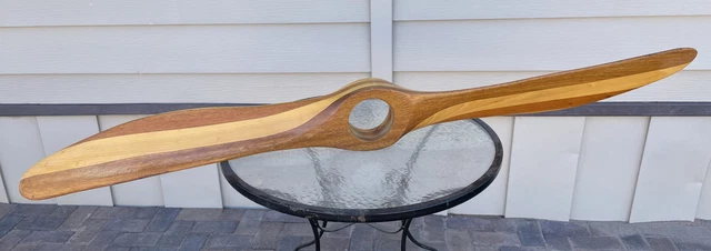 Vintage Wooden Airplane Propeller 66” Genuine Aviation Propeller for Decor Vintage Wooden Airplane Propeller 66” Genuine Aviation Propeller for Decor