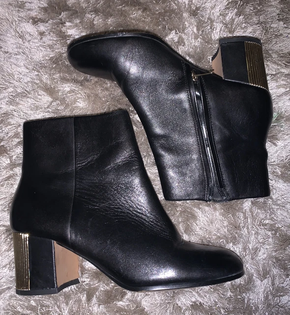 aldo black and gold boots