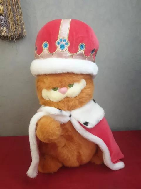 GARFIELD HIS MAJESTY  15" Cuddly Soft Plush Toy (KING/ROYAL/2006)