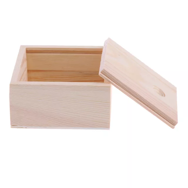 Boîte de rangement en bois Nature pour bouteilles d'huile d'essence savon fait