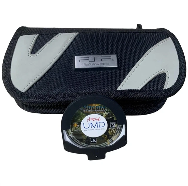 Sony PSP PlayStation Portable Travel Carrying Case With UMD Socom DISC Sony PSP PlayStation Portable Travel Carrying Case With UMD Socom DISC