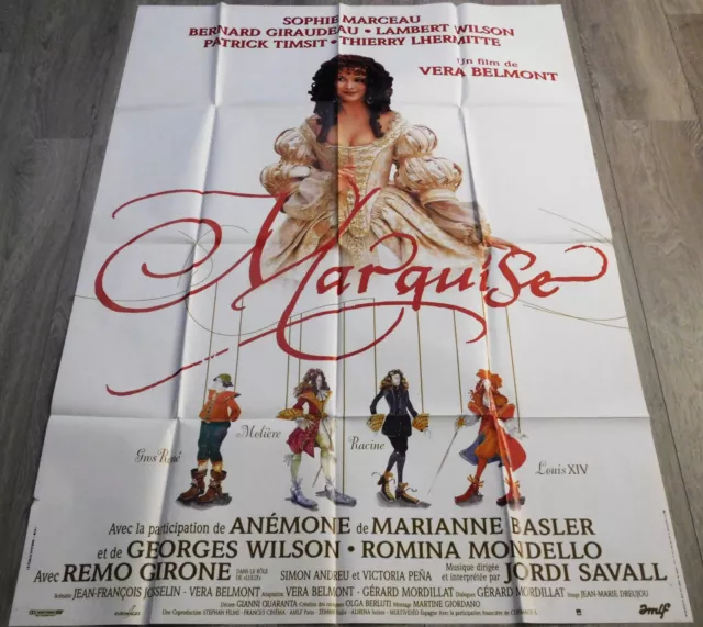 Marquise French Movie Poster Original 47"63 1997 Vera Belmont Sophie Marceau