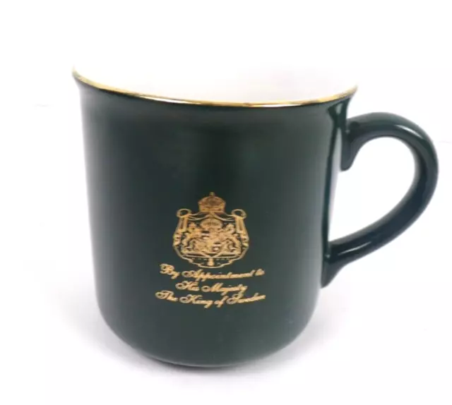 Green Gevalia Kaffee Coffee Cup By Appointment to His Majesty King of Sweden