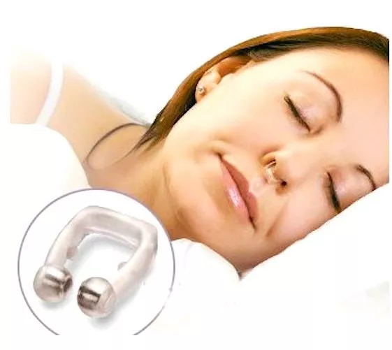 2 X Clip magnetico Nose dispositivo notturno per sonno silenzio anti russare