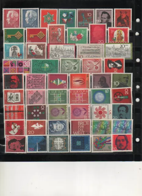 Alemania- 53 sellos y series nuevos sin fijasellos  (según foto)