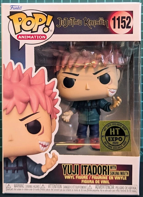 Funko Pop! Yuji Itadori Con Sukuna – Jujutsu Kaisen | Figura De Vinilo Exclusiva De La HT Expo 2022 | Coleccionable De 10 Cm | Regalo Para Fans Del Anime