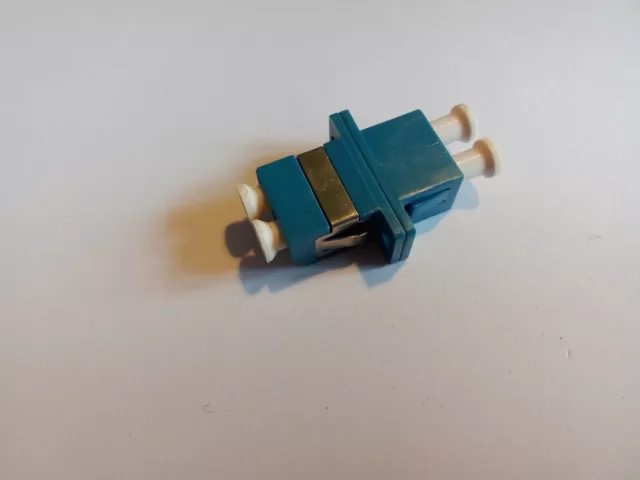 Adaptateur pour fibre optique, LC vers LC Monomode Duplex, Bleu