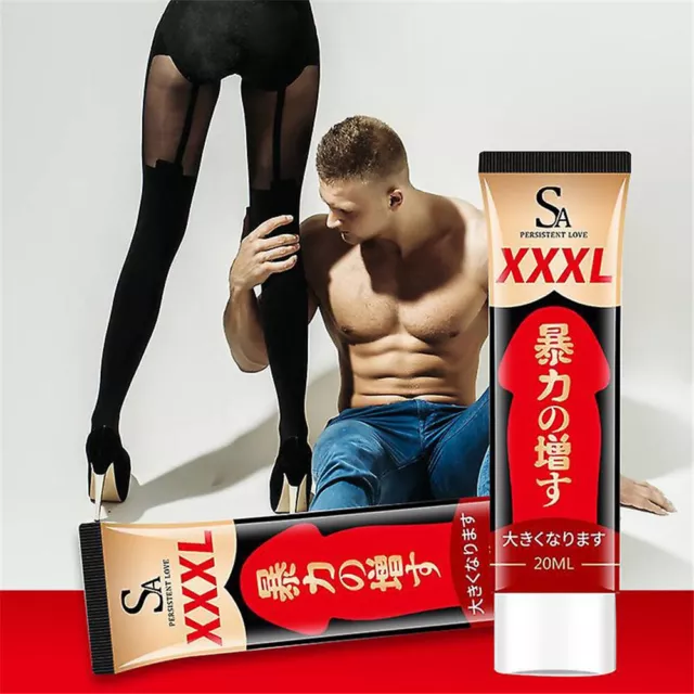 Penis Enlargement Cream For Men Sex Massage Ointment Male Erection Lubricant AU