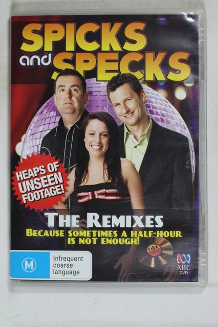Spicks And Specks - The Remixes (DVD, 2010)  Reg 4  Preowned (D719)