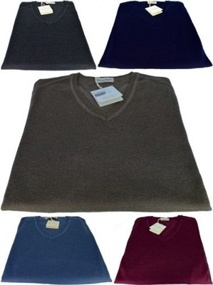 Balmain Jersey Pull Manches Longues Cou En V Homme PIERRE BALMAIN Pull Hommes Long 