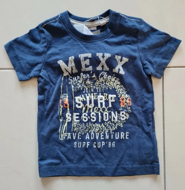 Schönes T-Shirt in dunkelblau mit Sufer Motiv in Gr. 80 von Mexx - NEU m. E.