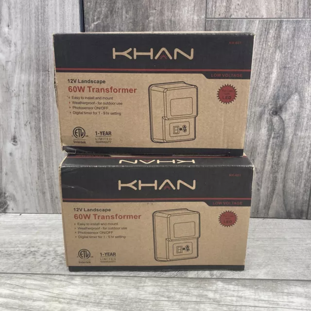 Khan Tech KH-200T Low Voltage 200w Landscape Lighting Transformer
