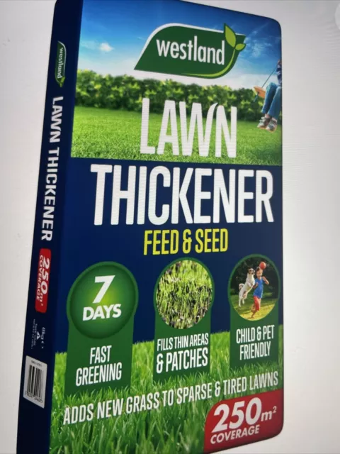 Westland Lawn Thickener Child & Pet Friendly Growth Enhancing Feed & Seed  250 M