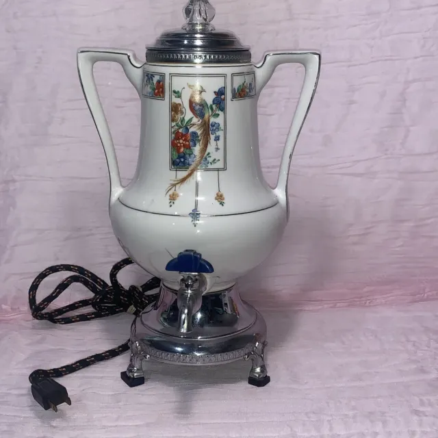 FRAUNFELTER ROYAL ROCHESTER CHINA ART DECO HAND PAINTED TEA POT 1920s