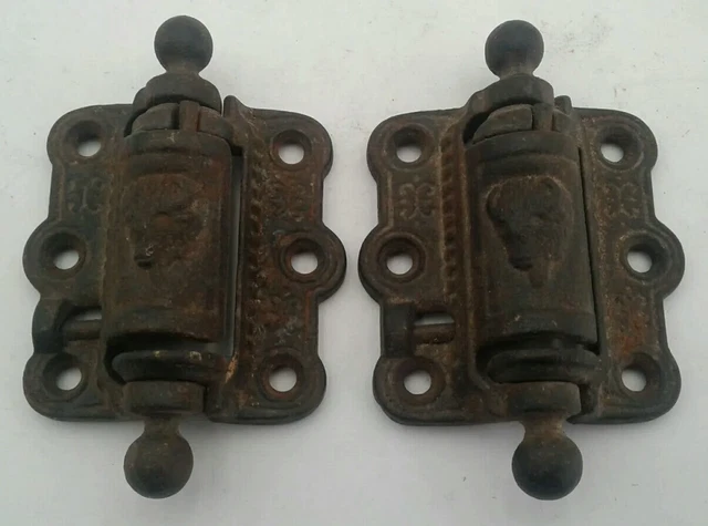 Antique Cast Iron Screen Door Springs Loaded Hinge Door Hardware With Buffalo