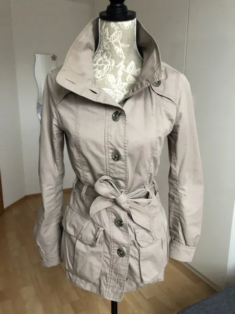 Wunderschöner Trenchcoat Mexx Größe 34 Übergangsjacke Beige Sehr Guter Zustand