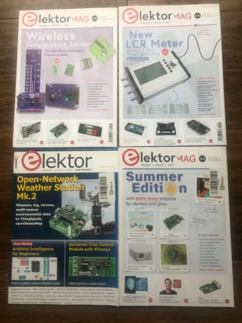 Elektor Magazine Jan/Feb, Mar/Apr, May/June, July/Aug, Sept/Oct, Nov/Dec 2020 VG