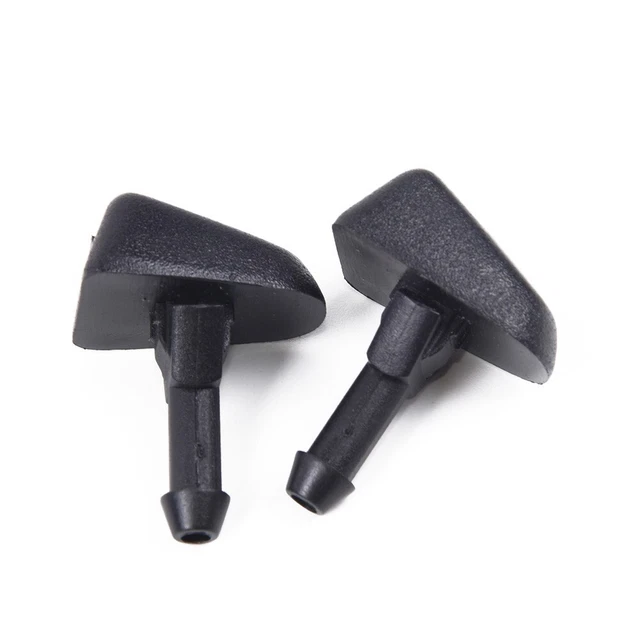 Jet Washer Nozzles For Volvo S80 C70 XC90 30655605 Black Parts Wiper New