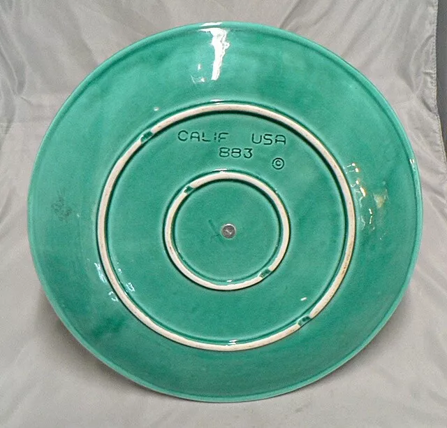 California Pottery Tidbit  Plate # 883 3