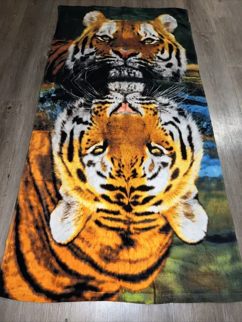 https://www.picclickimg.com/DX4AAOSwMXNlQuSE/Vintage-Jay-Franco-Beach-Towel-Tiger-Reflection-New.webp