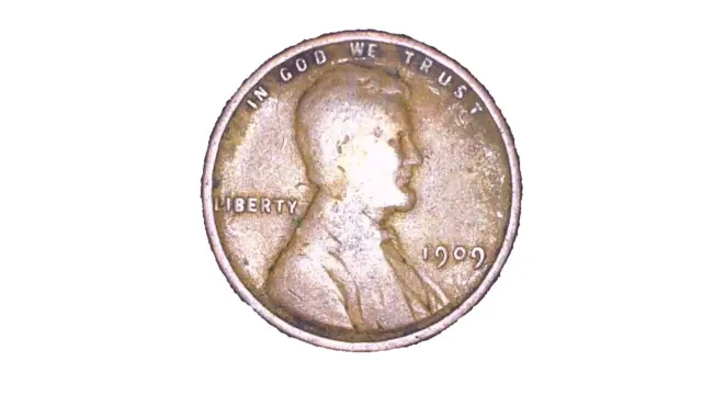 1909 VDB Lincoln Wheat penny cent