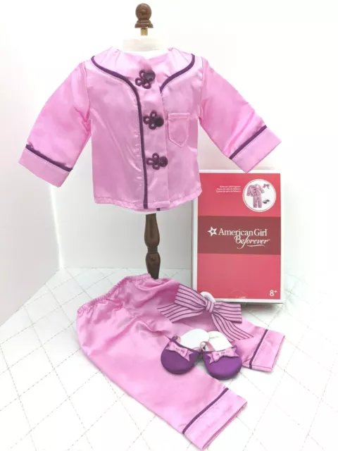 American Girl REBECCA SILK PAJAMAS OUTFIT - New - Complete - retired 2
