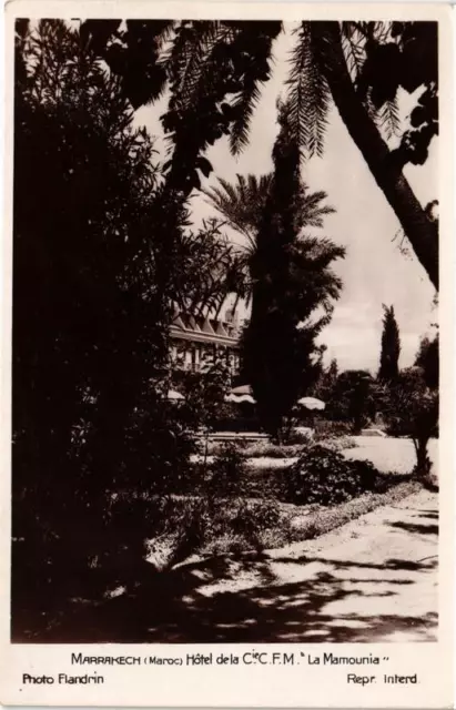 CPA AK MARRAKECH Hotel de la Cie C.F.M. La Mamounia MOROC (688770)