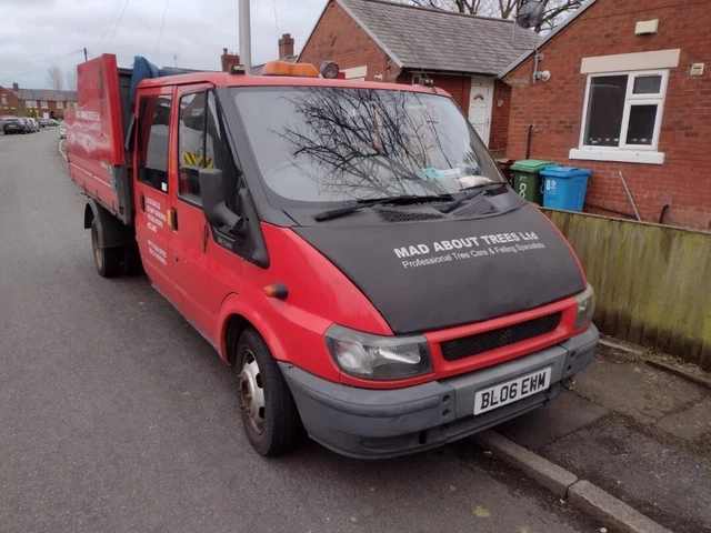 Ford Transit 2006 Crew Cab Tipper Long Mot Recon Engine Ready For Work Sp/Repair