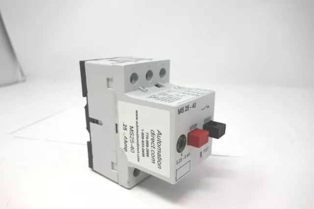 Nuovo Automation Direct MS25-40 Manuale Starter .25 4 Ampere (Gratis Shipp )