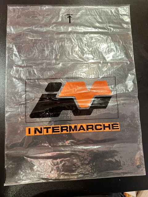 Sac Plastique Publicitaire Supermarché Mammouth Années 1970 - Rare, Occasion, Collection