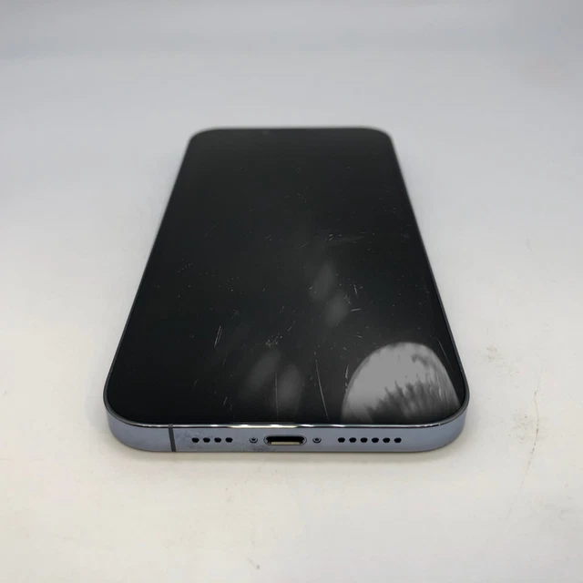 APPLE IPHONE 13 Pro Max 128GB Sierra Blue Unlocked Good Cond w/ No