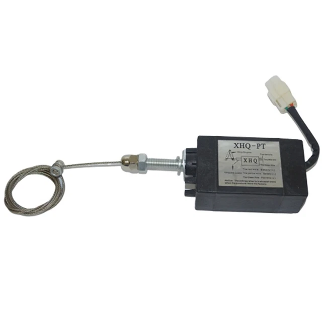 Solenoide arresto motore motore DC 12 V normalmente chiuso XHQ-PT O M8N4