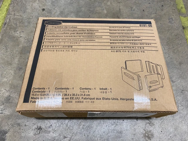 RUBBERMAID COMMERCIAL PRODUCTS FG618100YEL Locking Compartment 20" Y2015