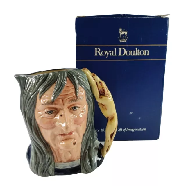 Rare Royal Doulton Large Pendle Witch With Box Jug Mug D6826 Limited Edition 89