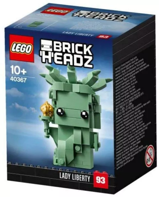 LEGO BRICKHEADZ 40367 ESTATUA DE LA LIBERTAD NUEVO PRECINTADO con SEGURO ENVIO