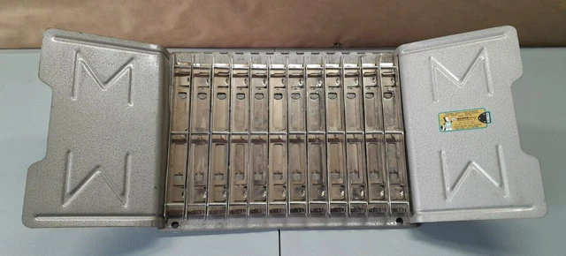 MASTER COUNTERTOP CATALOG RACK 12 PART #12 with 12 3-RING SECTIONS